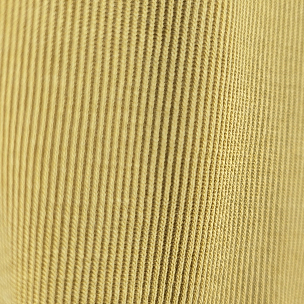 Mystree Mustard Yellow Ruched Lettuce Edge NWT - Picture 7 of 7